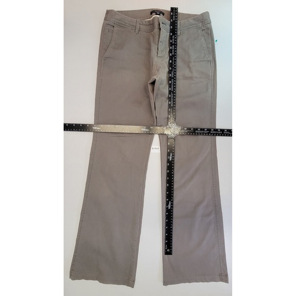 Banana Republic Martin Fit Stretch Chinos Khaki Pants Women Size 8 - Picture 2 of 5
